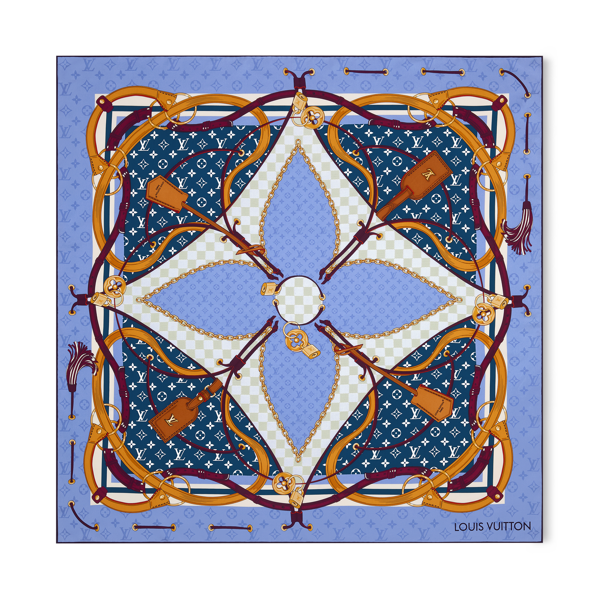 Flower And Straps Square 90 S00 - Accessories M94977 | LOUIS VUITTON